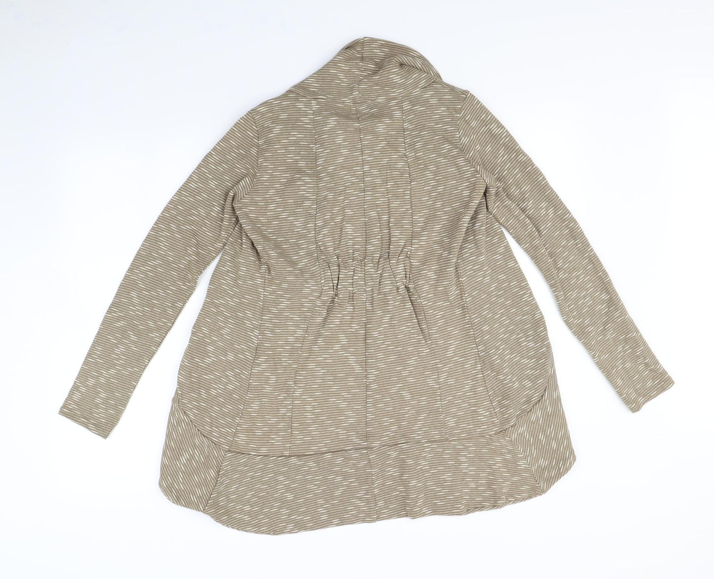 DREAM Womens Brown Herringbone  Cardigan Jumper Size 8