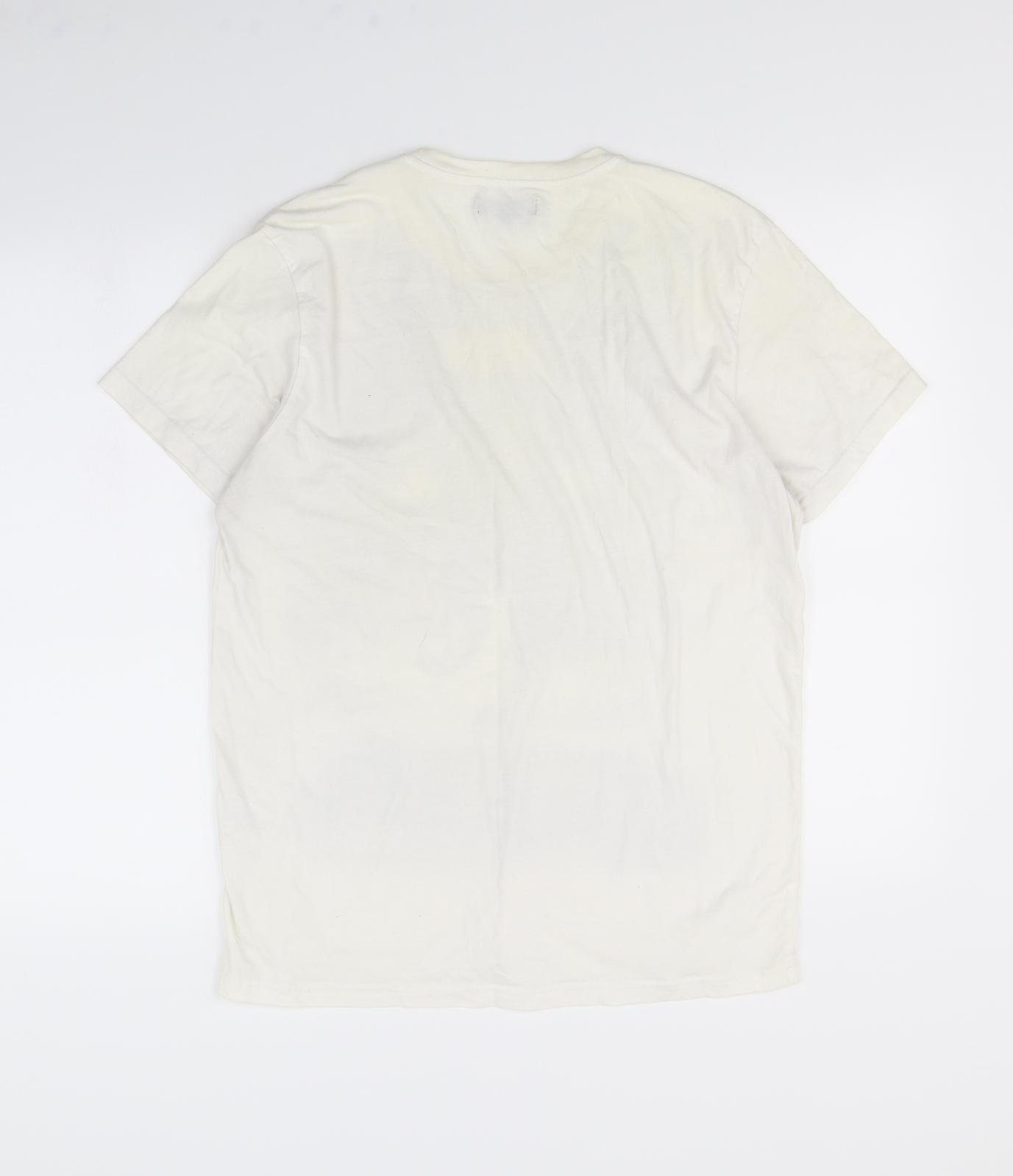 Firetrap Womens White   Basic T-Shirt Size L