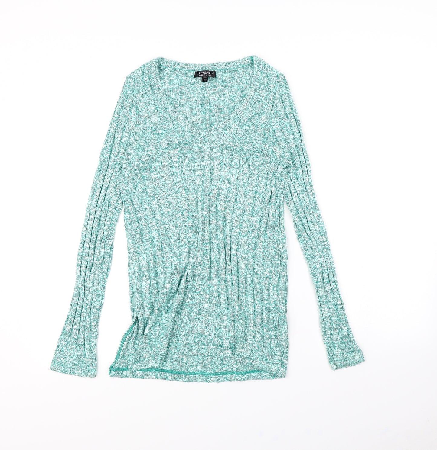 Topshop Womens Green   Pullover Jumper Size 8