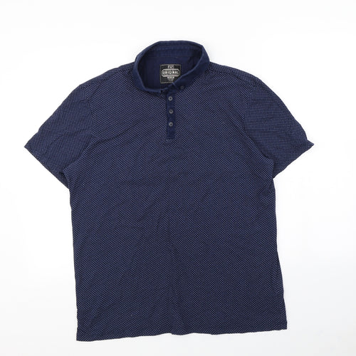 F&F Mens Blue    Polo Size L