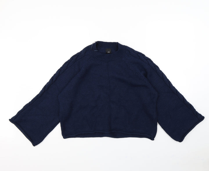 River Island Womens Blue Pullover Jumper Size 6