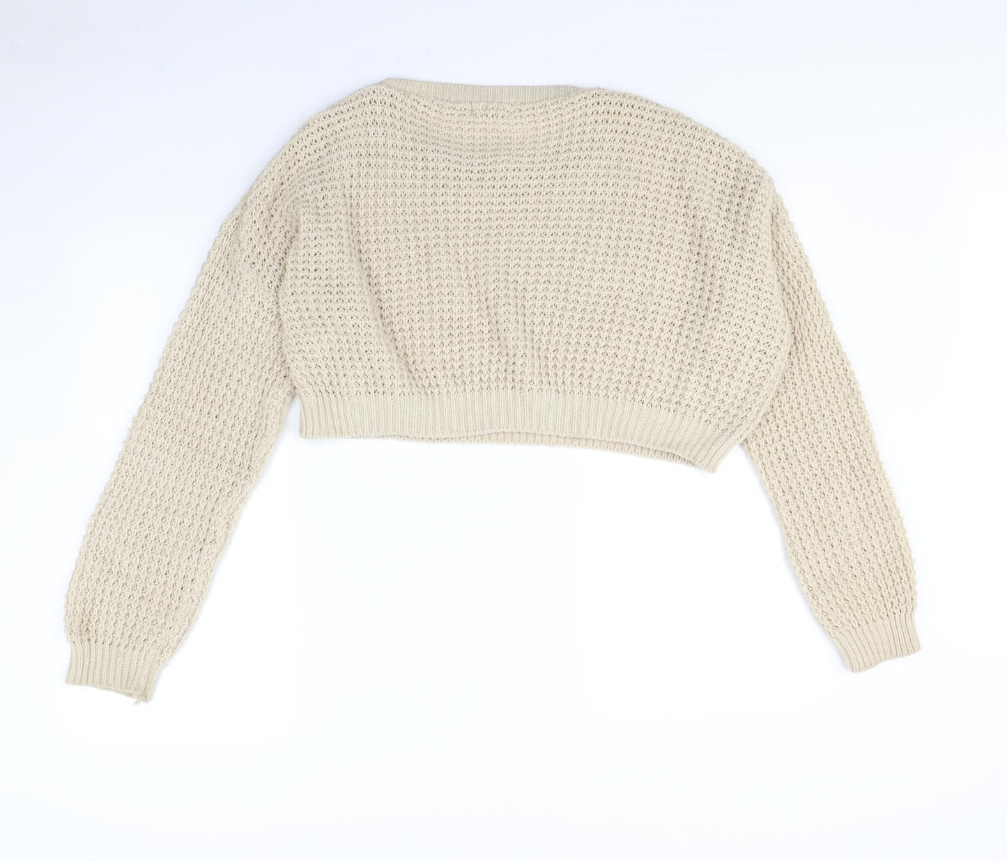 pretty little  Thing Womens Beige   Pullover Jumper Size S