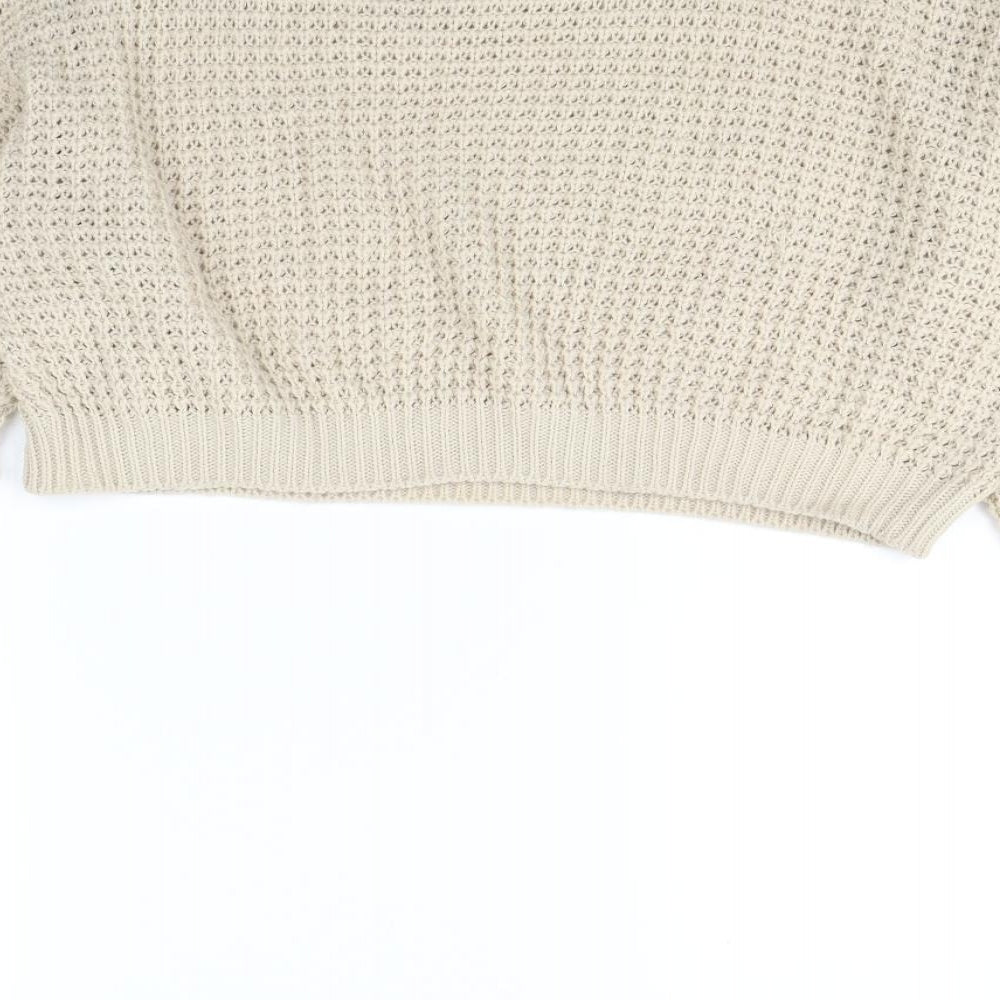 pretty little  Thing Womens Beige   Pullover Jumper Size S
