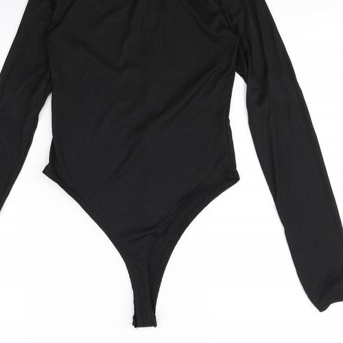 pretty little Thing Womens Black   Bodysuit One-Piece Size 10