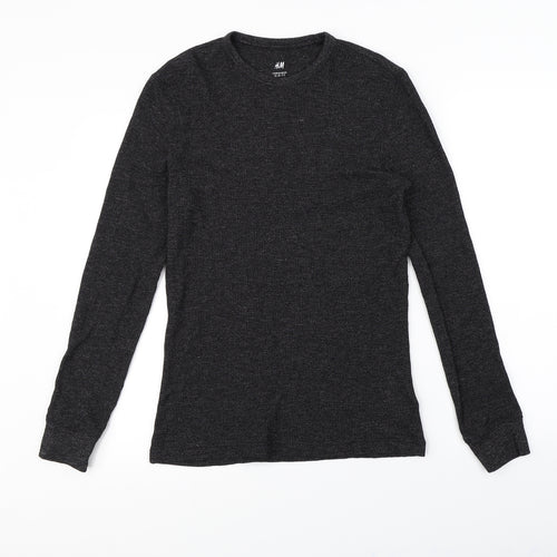 H&M Womens Black   Pullover Jumper Size S