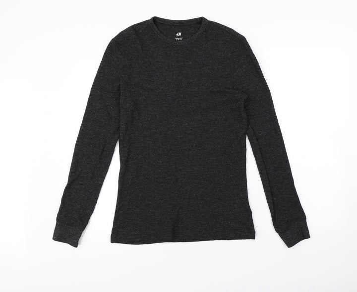 H&M Womens Black Pullover Jumper Size S