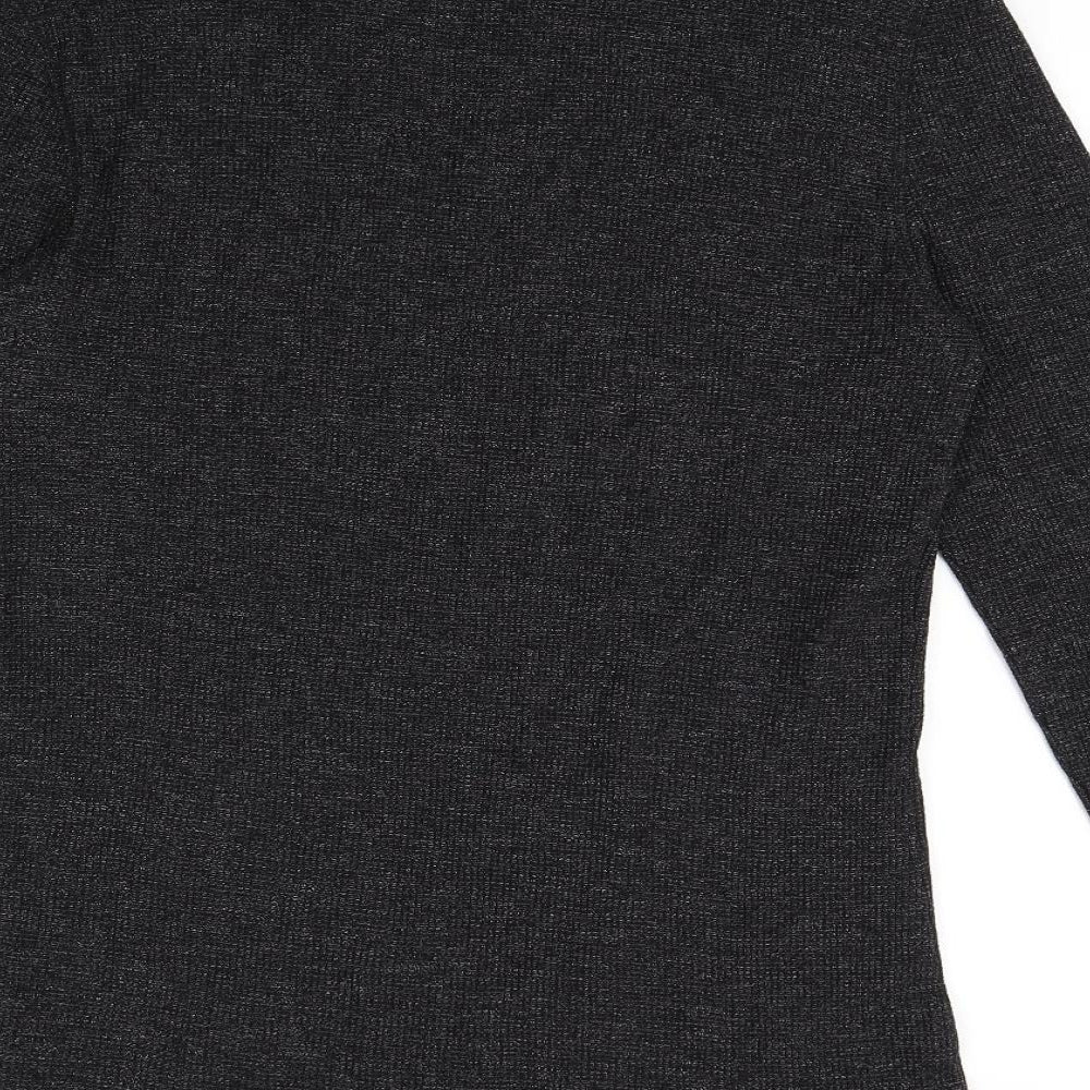 H&M Womens Black   Pullover Jumper Size S