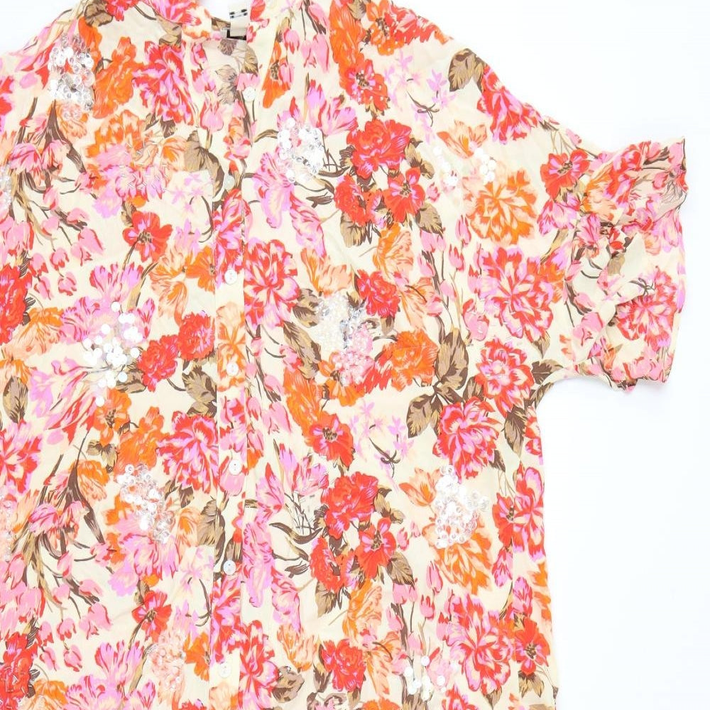 River Island Womens Multicoloured Floral  Shift  Size 12