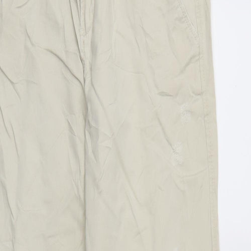Old Navy Womens Ivory  Denim Straight Jeans Size 6 L31 in