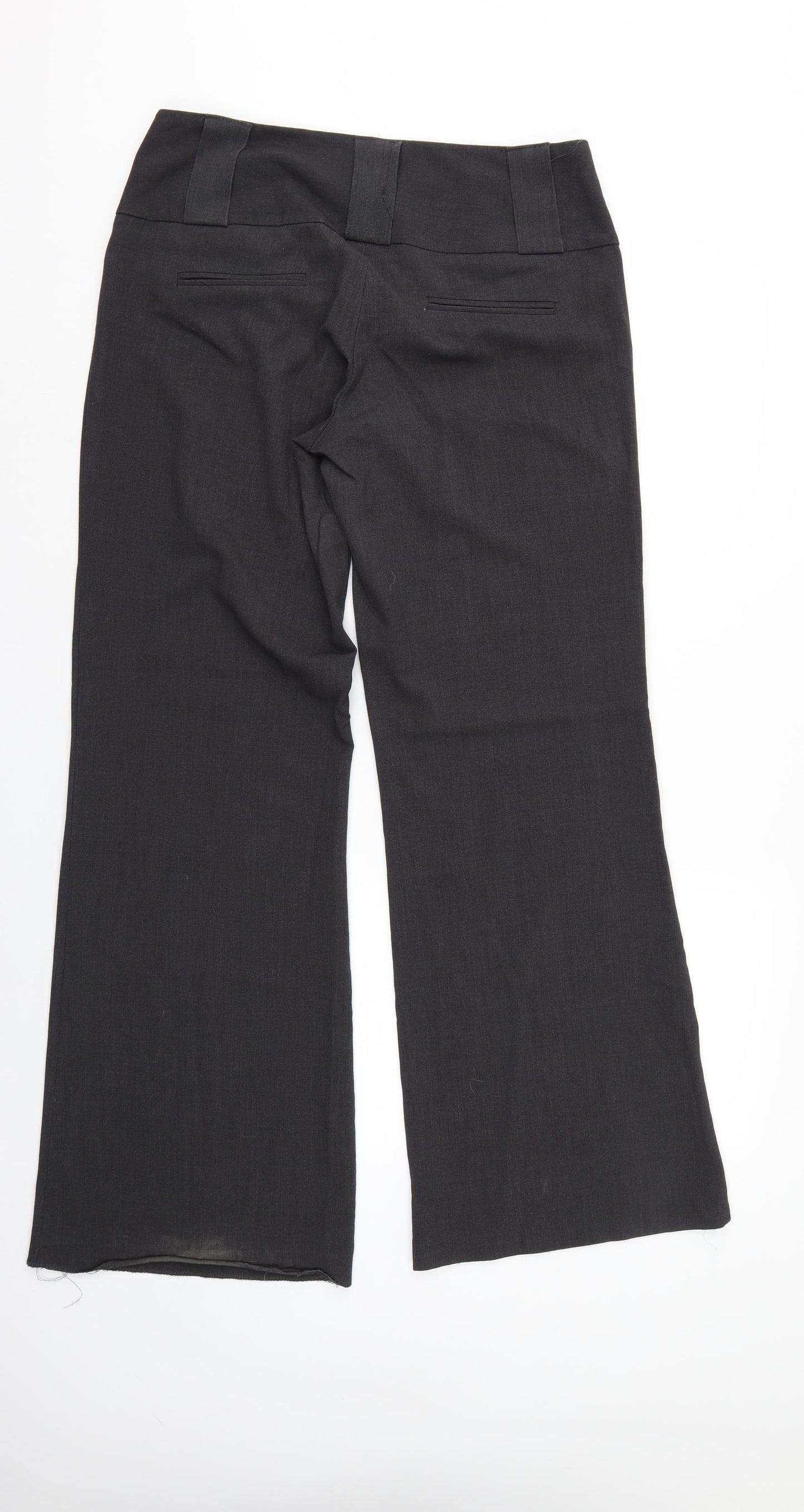New Look Womens Grey   Trousers  Size 12 L30 in
