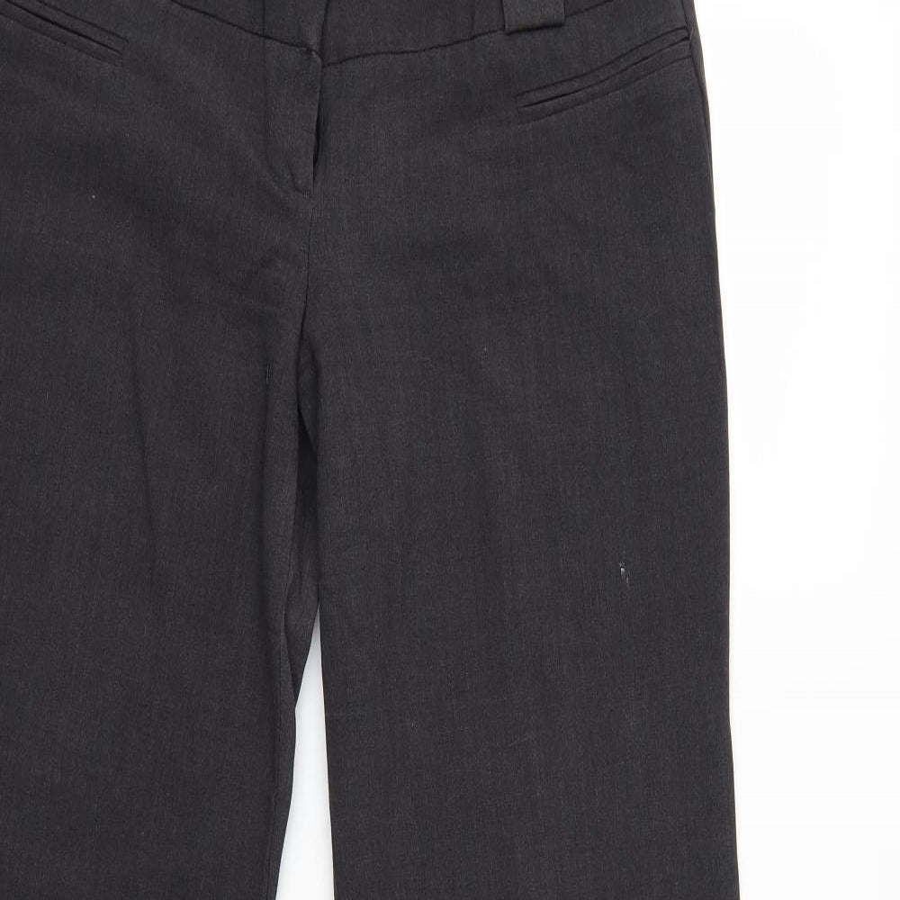New Look Womens Grey   Trousers  Size 12 L30 in