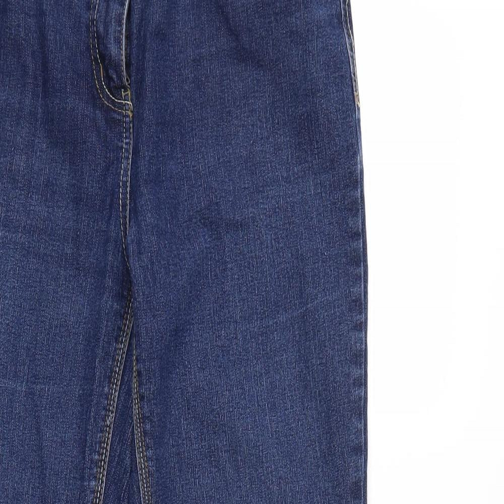 Elite Womens Blue  Denim Straight Jeans Size 14 L27 in