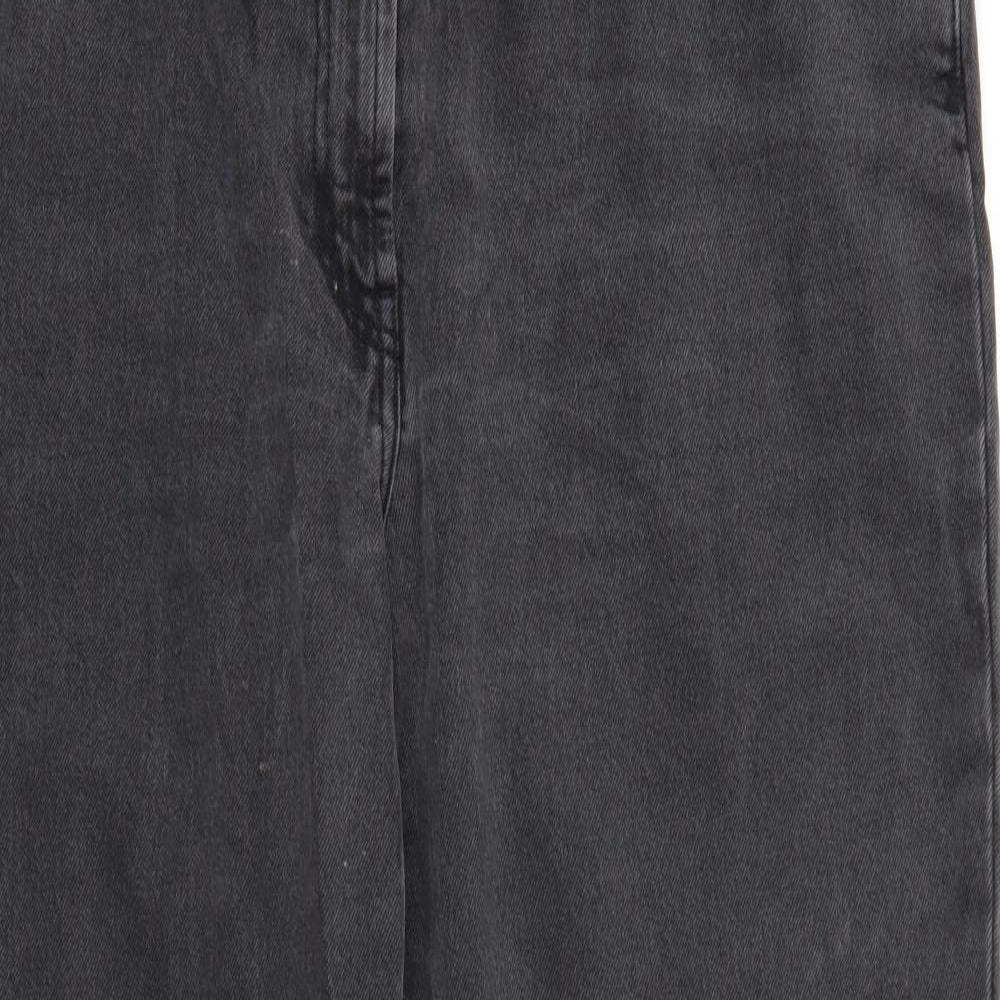 COLLUSION Womens Black  Denim Mom Jeans Size 18 L26 in