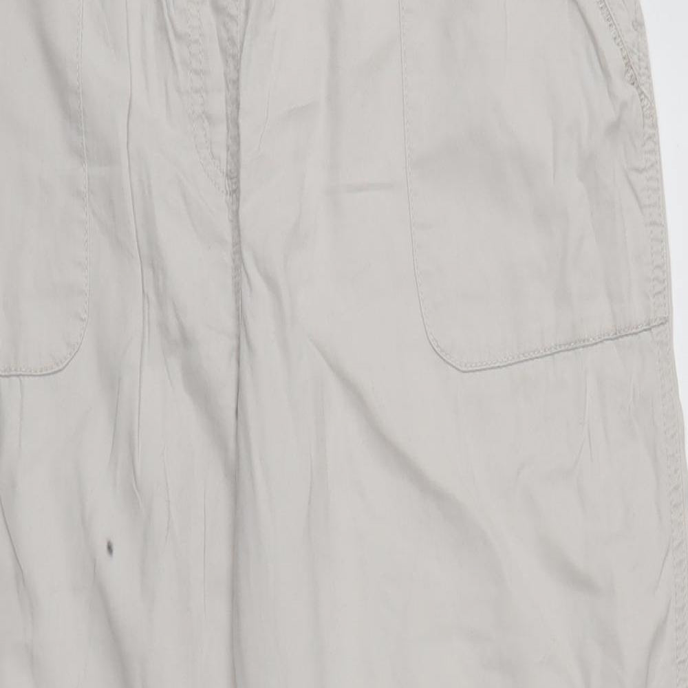 BM Womens Ivory   Trousers  Size 16 L26 in