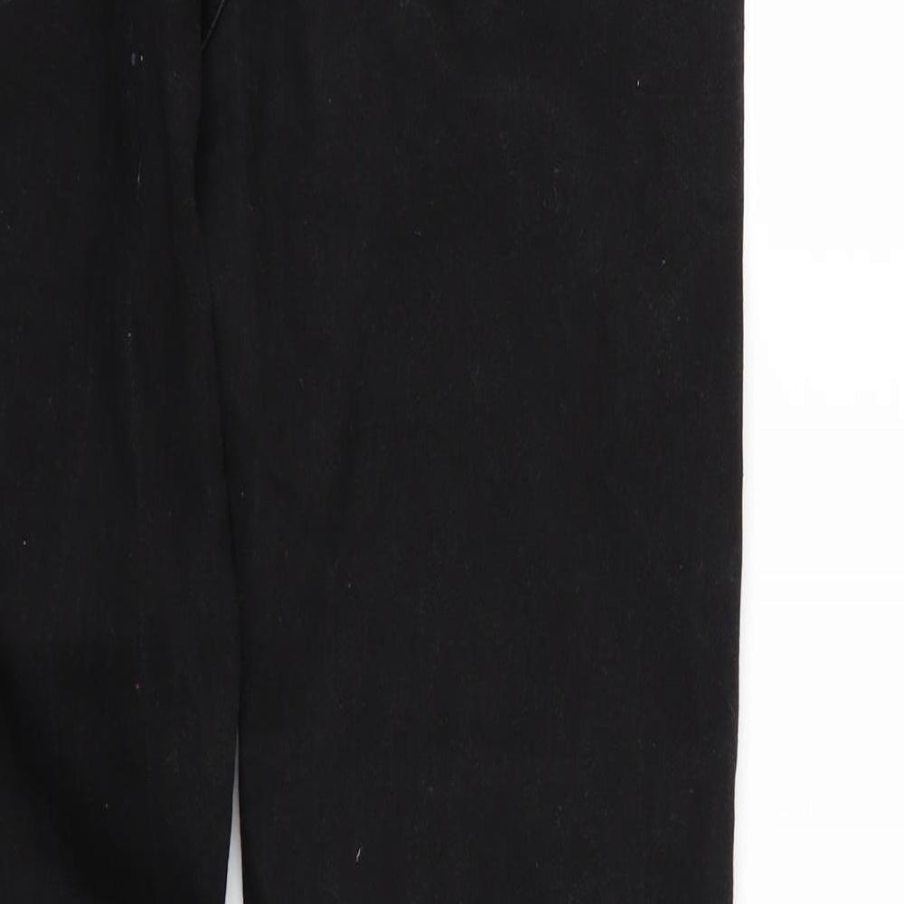 M&S Womens Black  Denim Skinny Jeans Size 12 L27 in