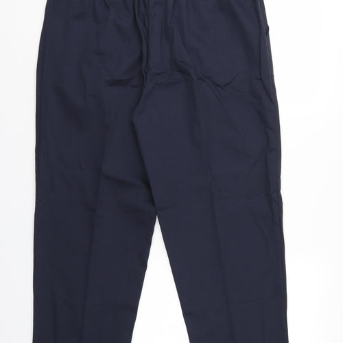 Damart Womens Blue   Trousers  Size 18 L27 in - Elastic Waist