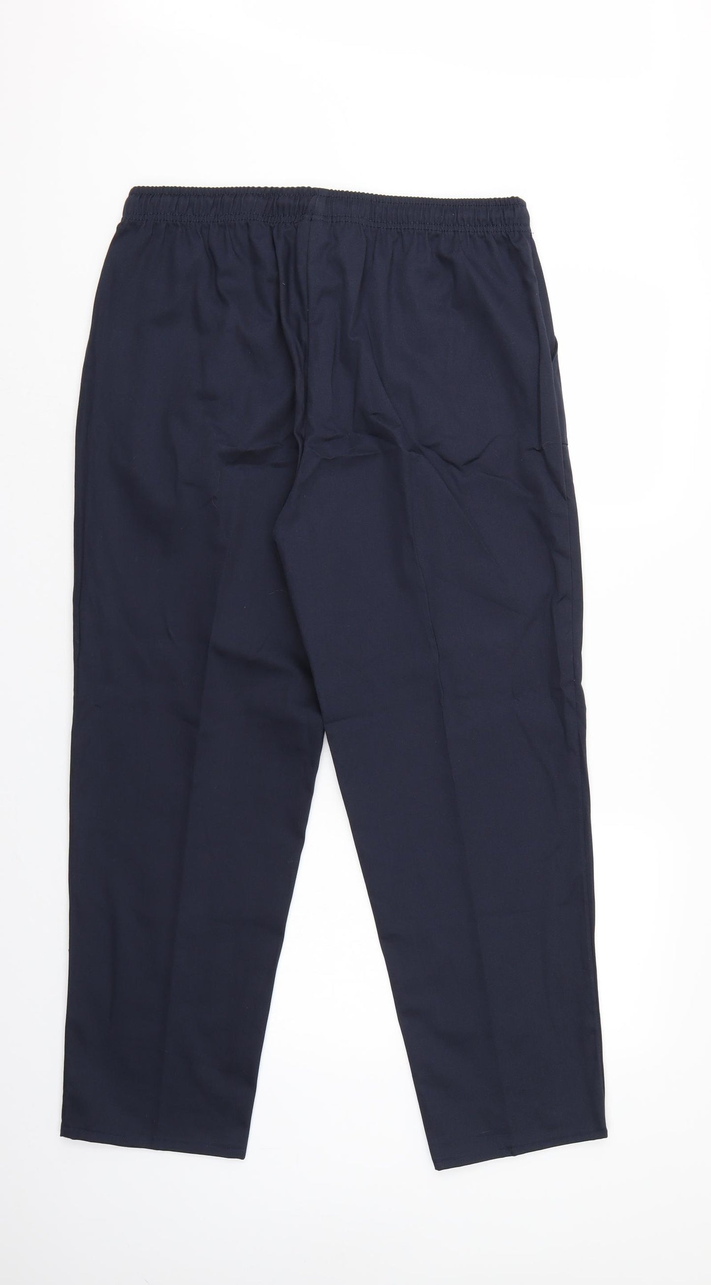 Damart Womens Blue   Trousers  Size 18 L27 in - Elastic Waist