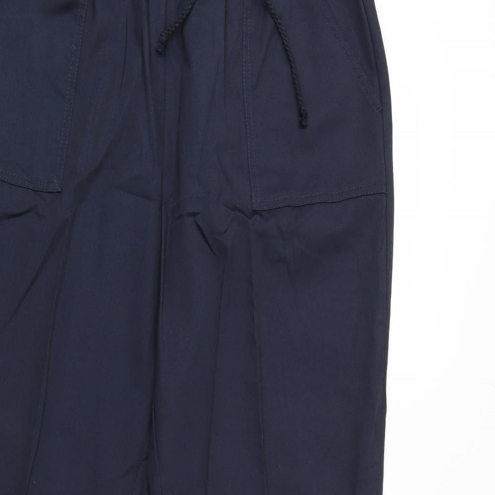 Damart Womens Blue   Trousers  Size 18 L27 in - Elastic Waist