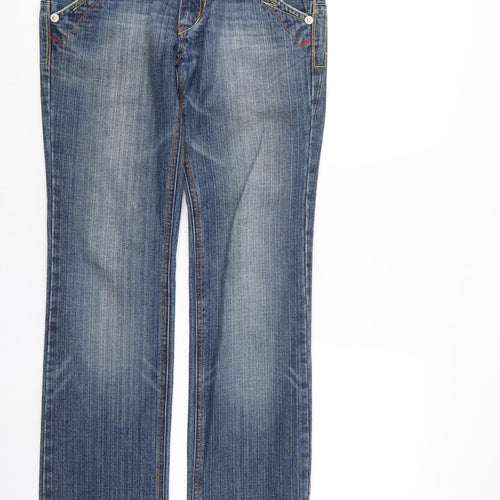 F & 2 Mens Blue  Denim Straight Jeans Size S L32 in