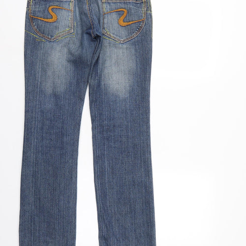 F & 2 Mens Blue  Denim Straight Jeans Size S L32 in