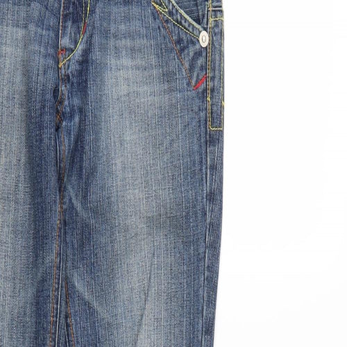 F & 2 Mens Blue  Denim Straight Jeans Size S L32 in