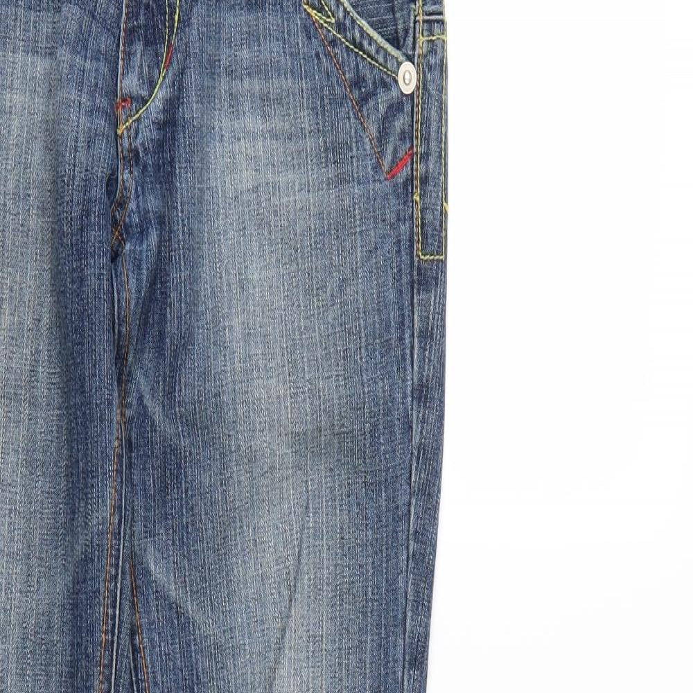 F & 2 Mens Blue  Denim Straight Jeans Size S L32 in
