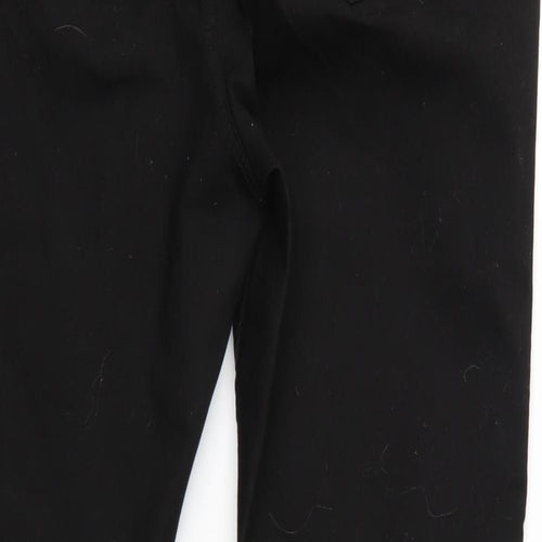 New Look Womens Black  Denim Straight Jeans Size 16 L26 in