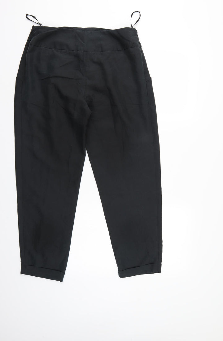 Dorothy Perkins Womens Black Trousers Size 10 L25 in