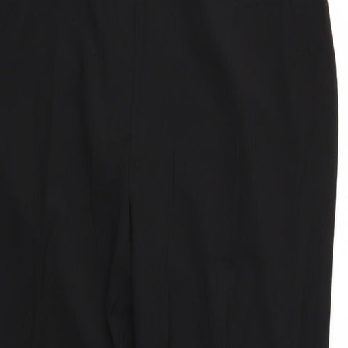 M&S Womens Black   Trousers  Size 18 L27 in