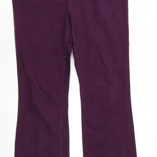 TU Womens Purple  Denim Bootcut Jeans Size 4 L27 in