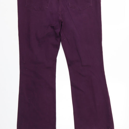 TU Womens Purple  Denim Bootcut Jeans Size 4 L27 in
