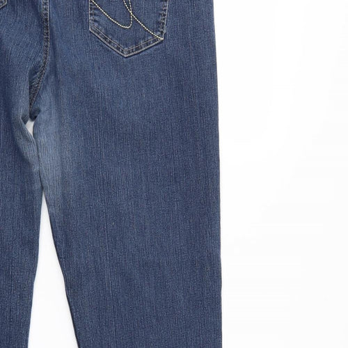 F&F Womens Blue  Denim Straight Jeans Size 22 L30 in