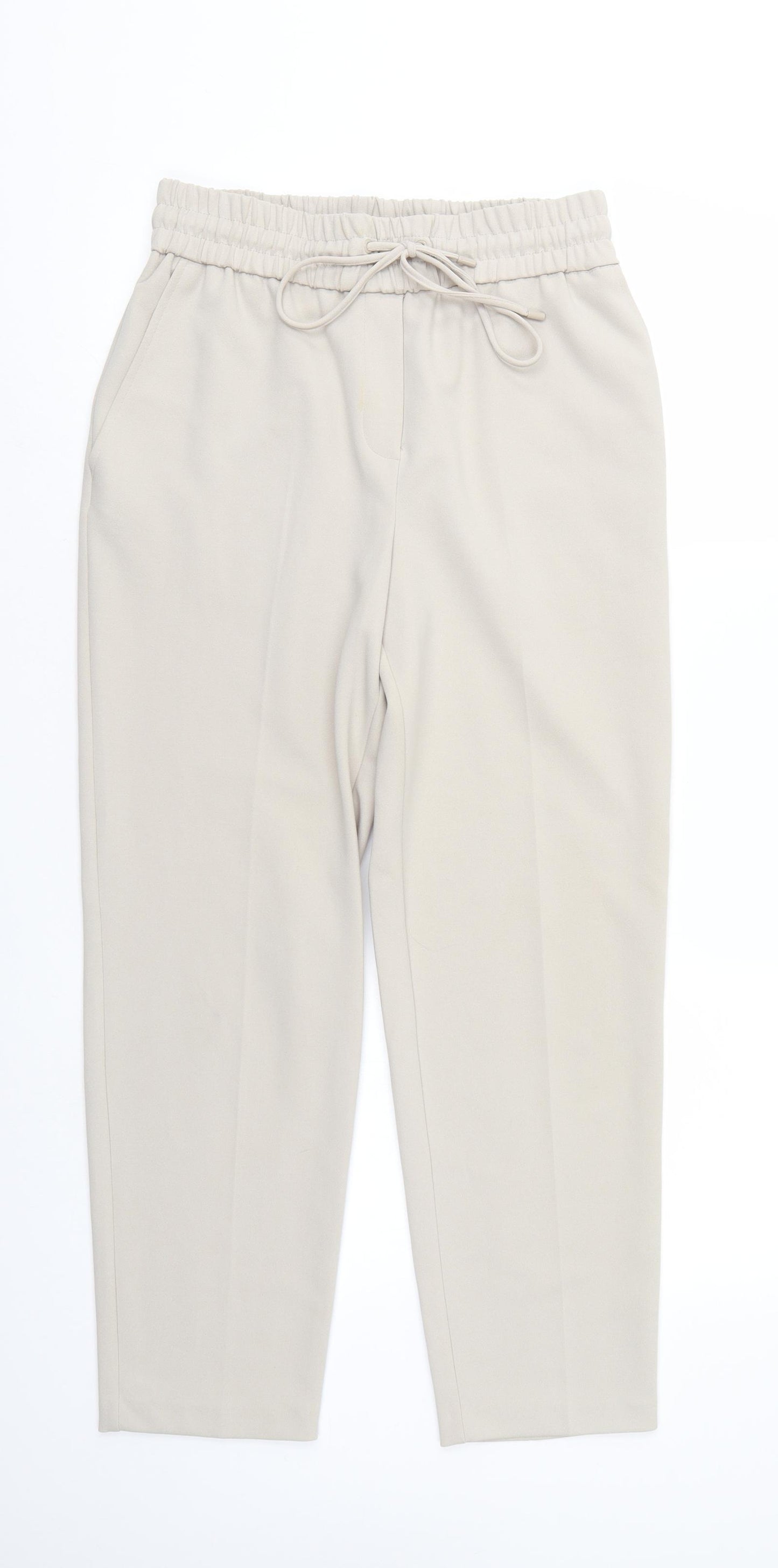Primark Womens Ivory   Trousers  Size 8 L25 in