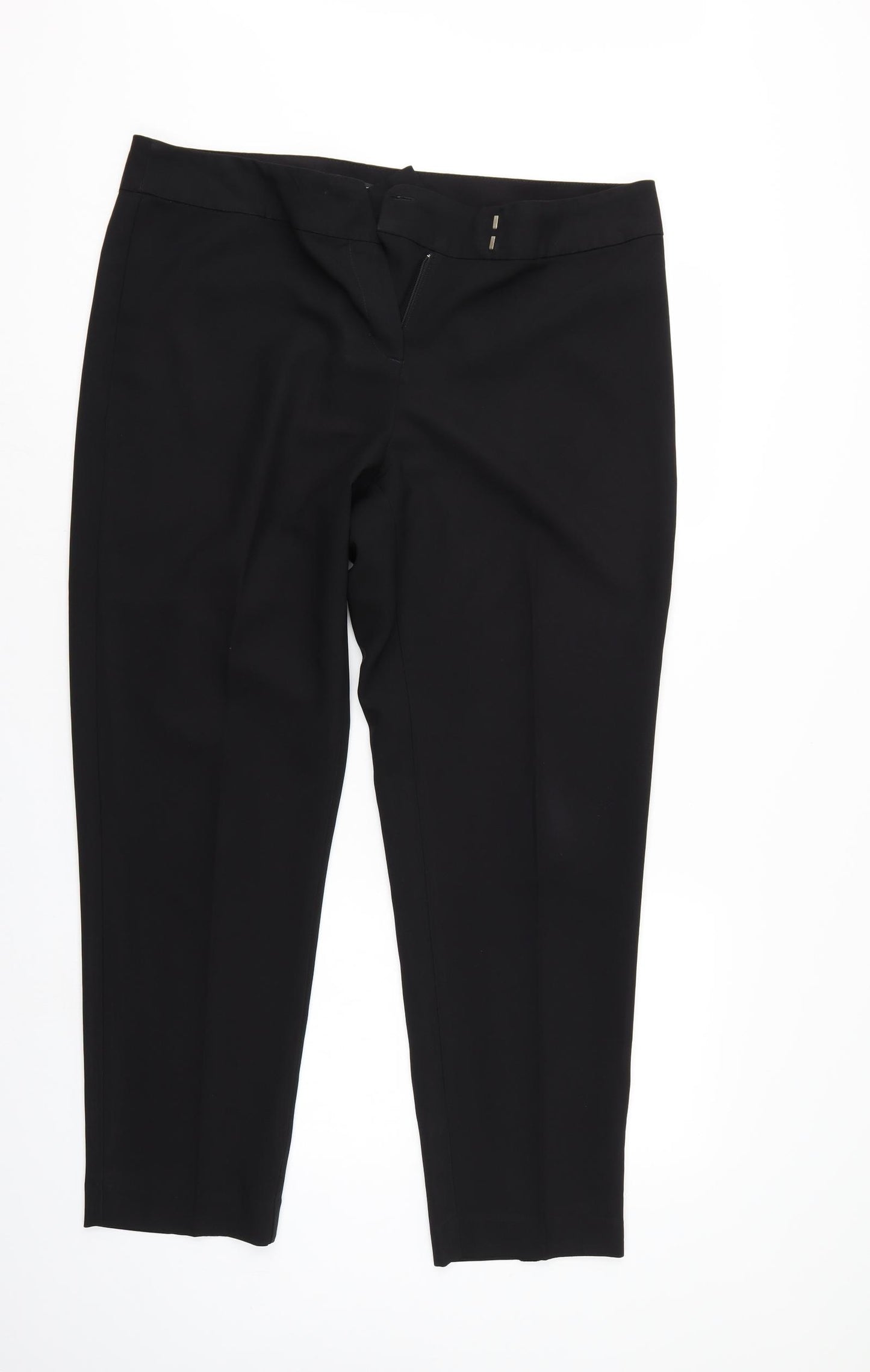 George Womens Black   Trousers  Size 16 L27 in