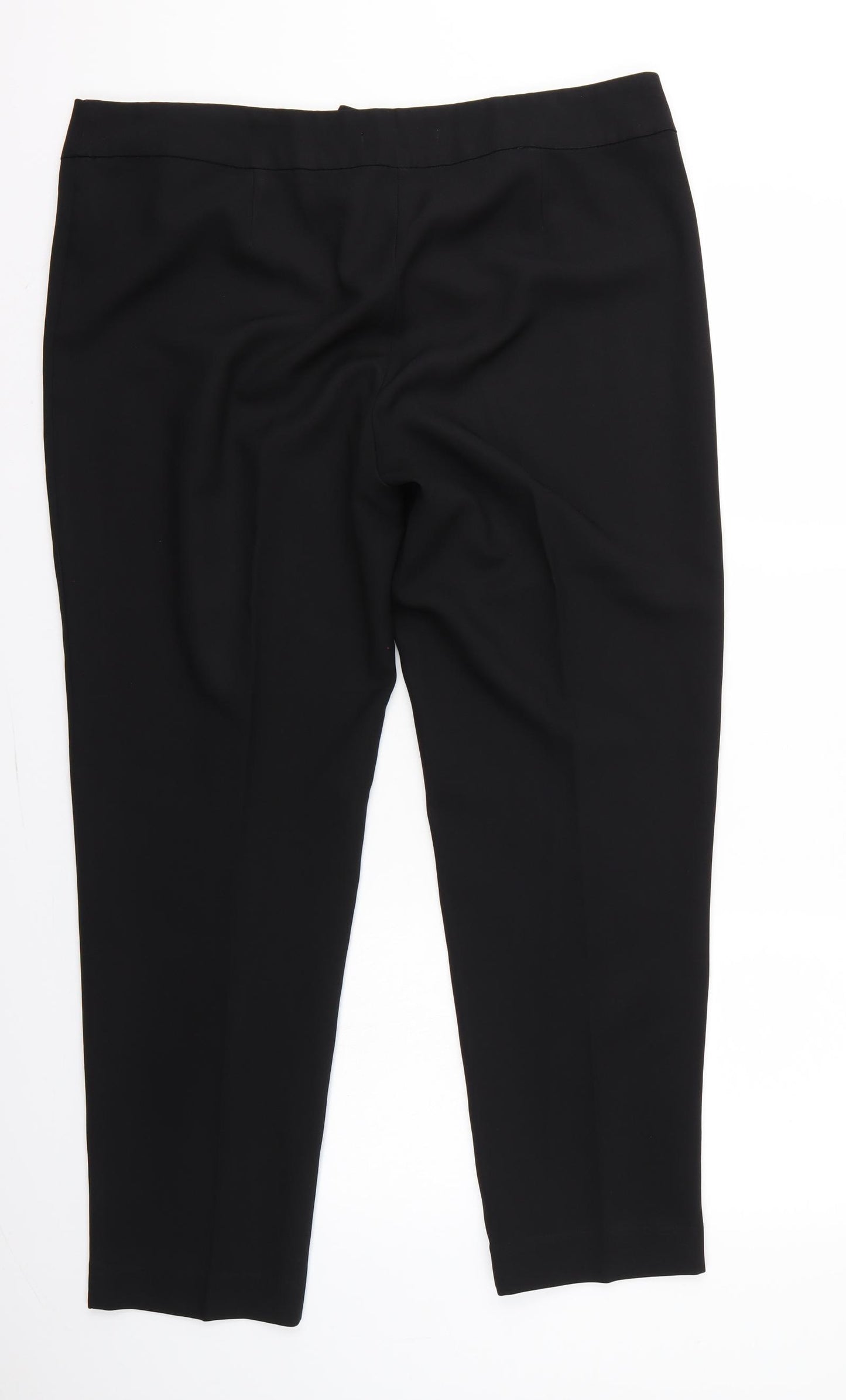 George Womens Black   Trousers  Size 16 L27 in