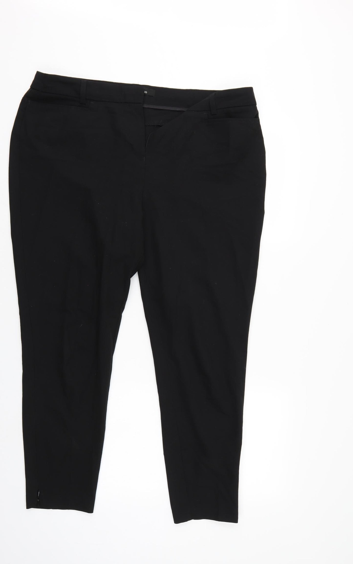 NEXT Womens Black   Trousers  Size 16 L27 in