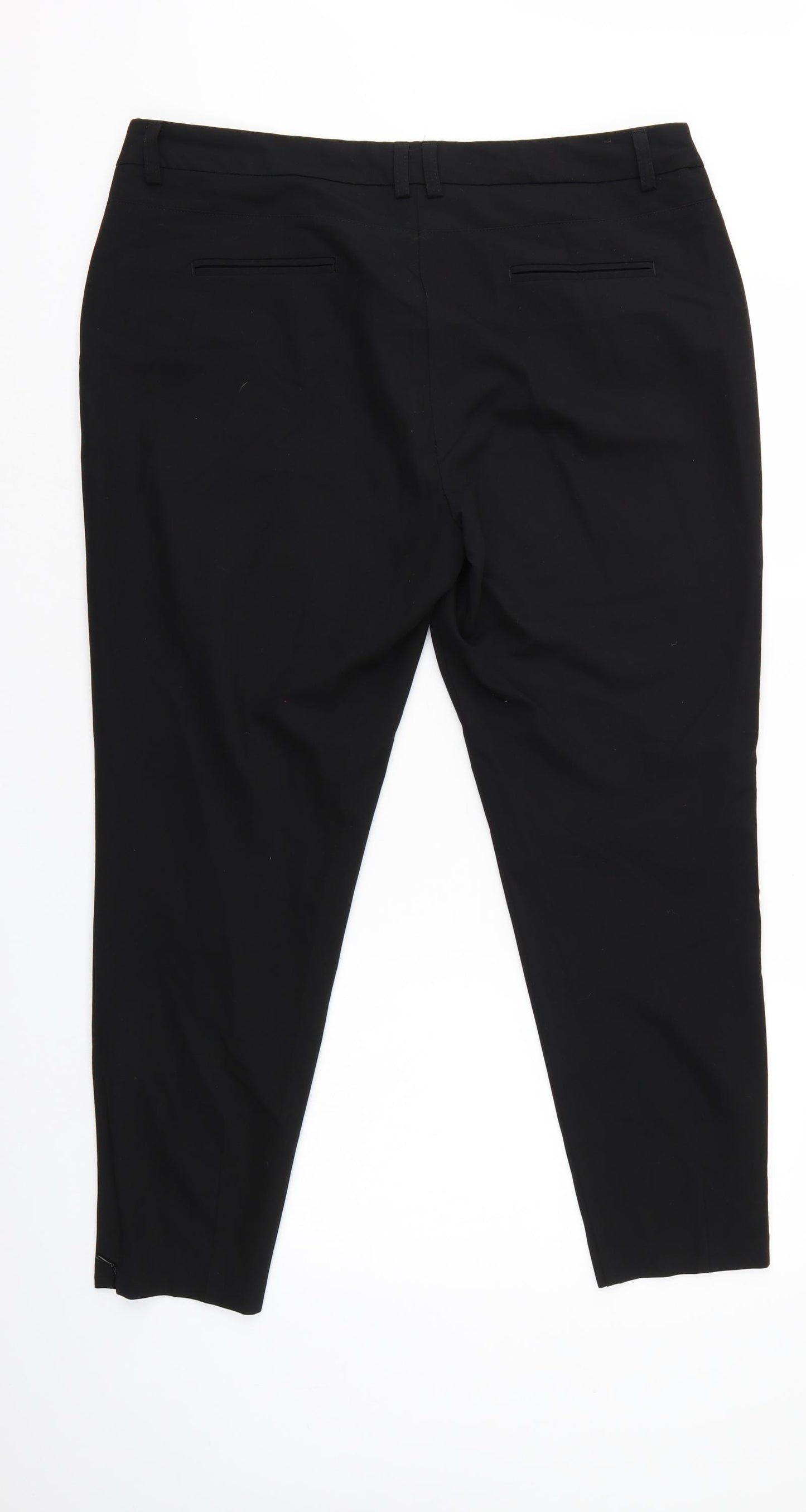 NEXT Womens Black   Trousers  Size 16 L27 in