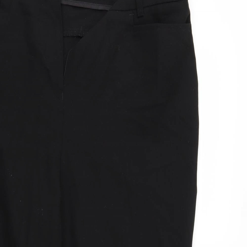 NEXT Womens Black   Trousers  Size 16 L27 in