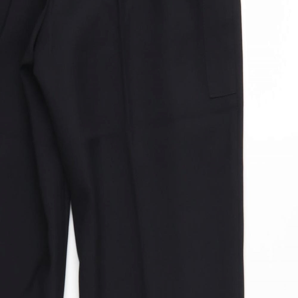 Dientions Womens Black   Trousers  Size 12 L28 in