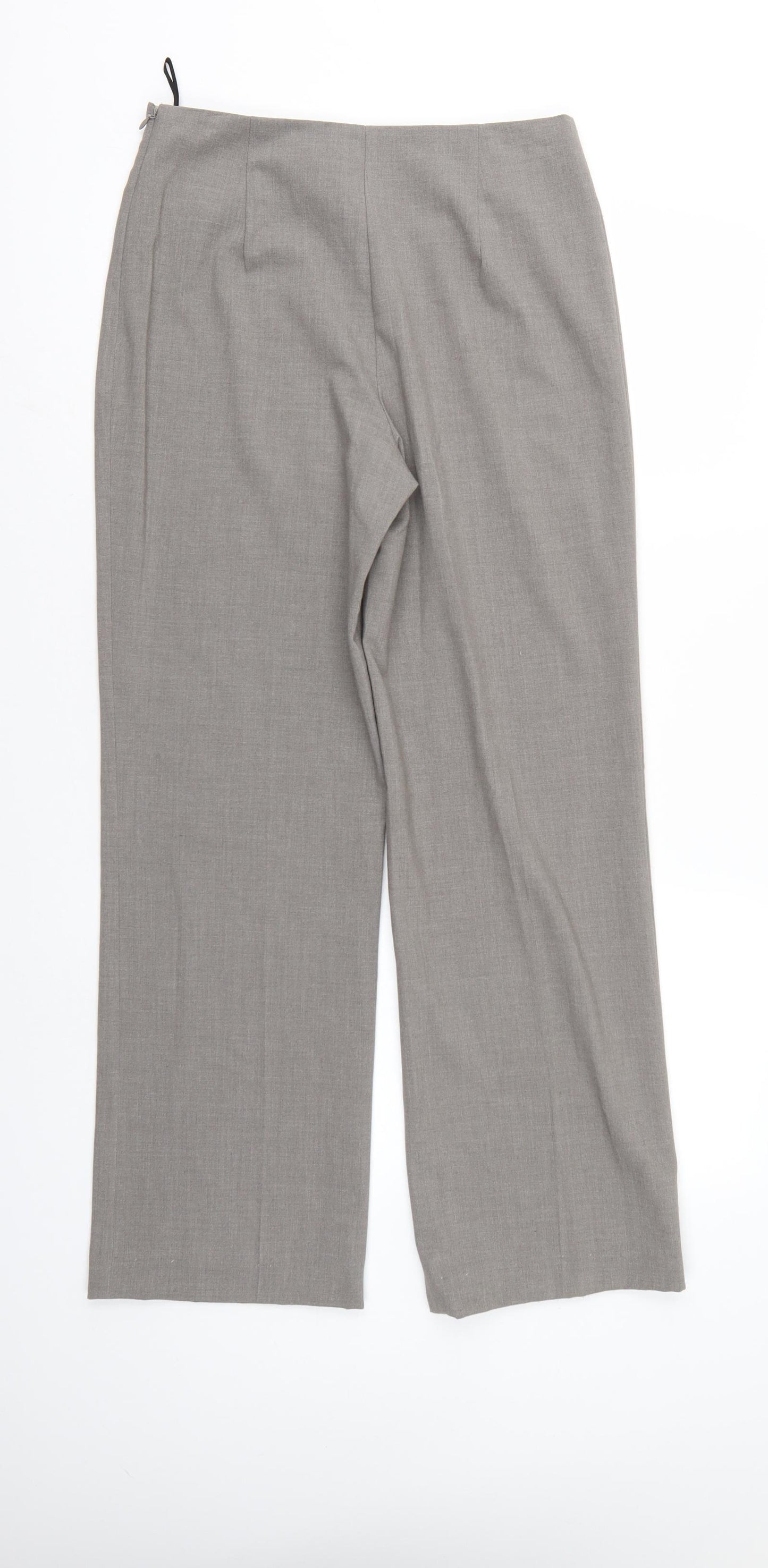 Marks and Spencer Womens Grey   Trousers  Size 8 L29 in