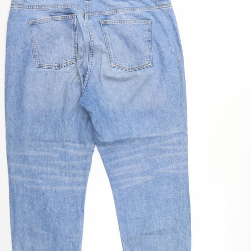 NEXT Womens Blue  Denim Cropped Jeans Size 18 L24 in