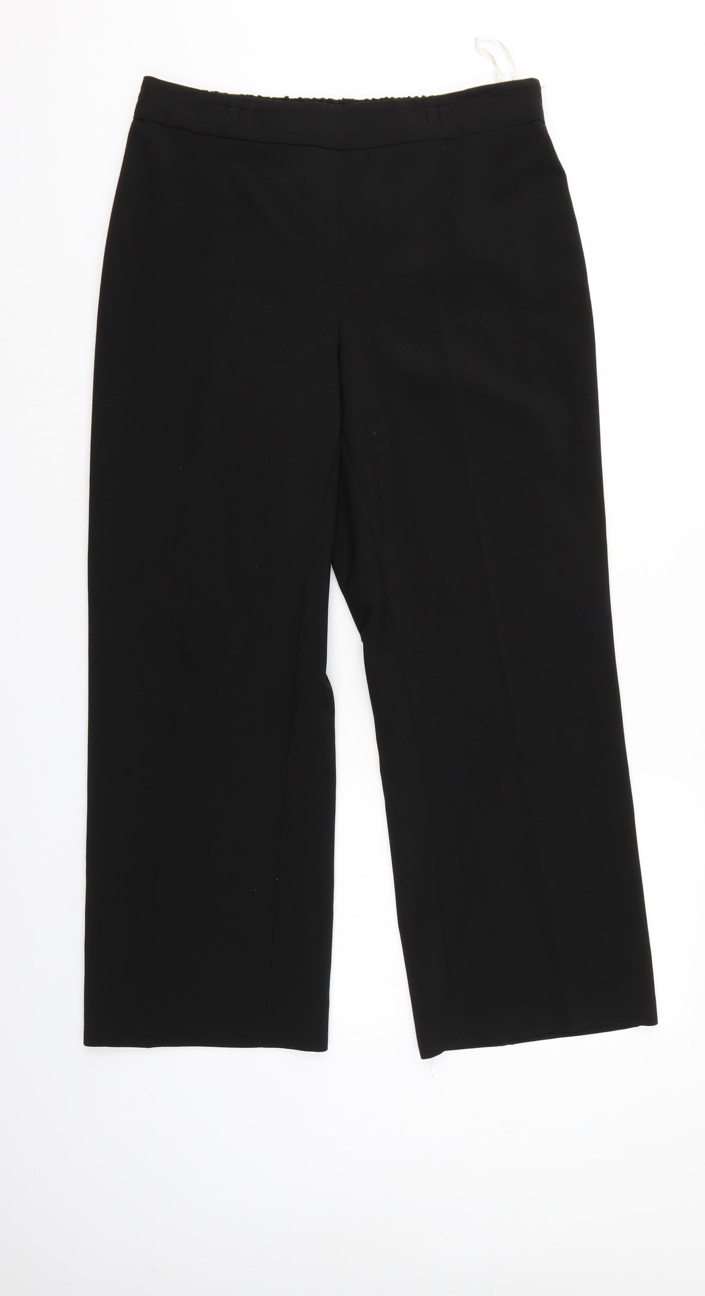 BHS Womens Black   Trousers  Size 14 L26 in