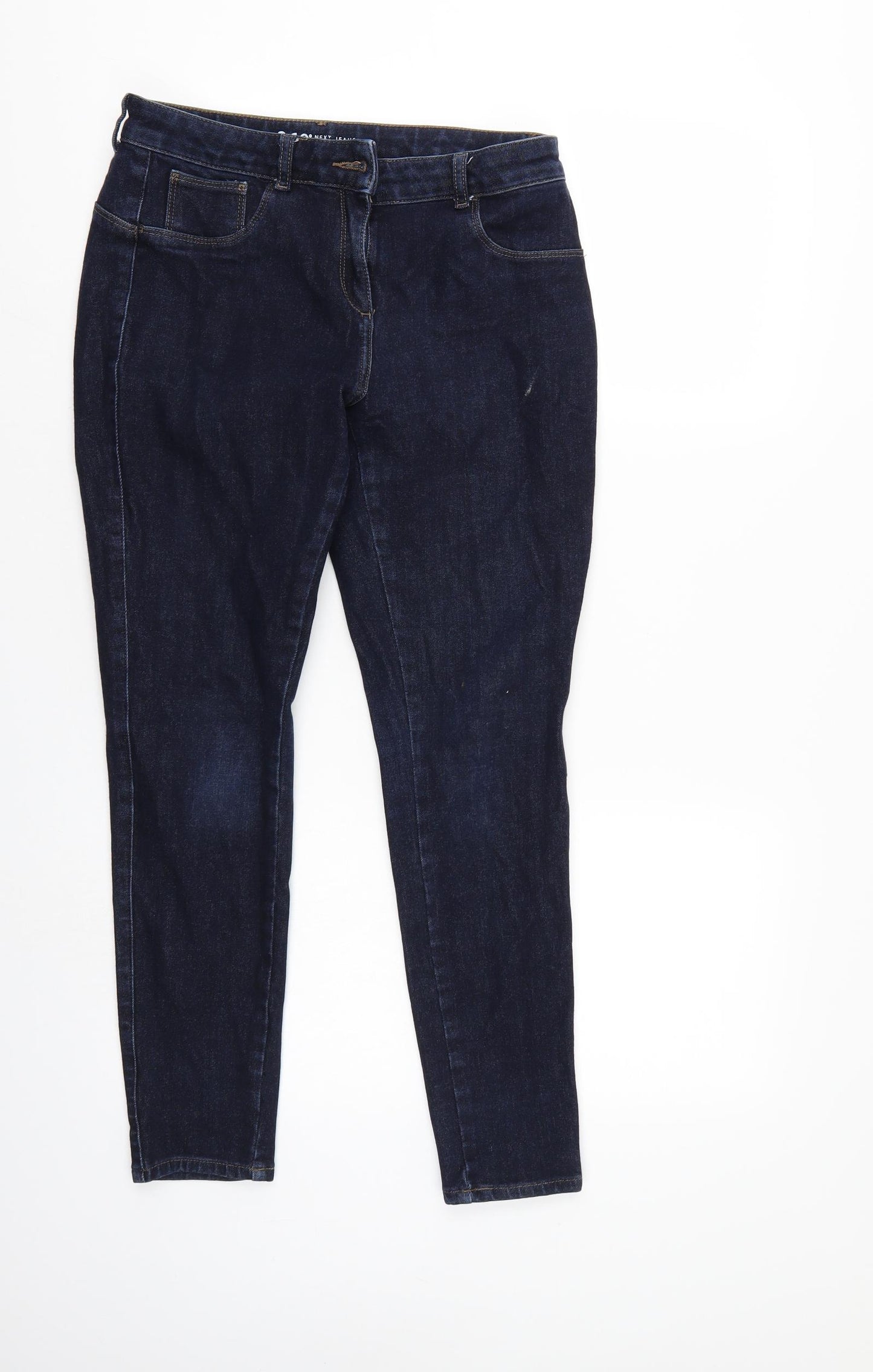 NEXT Womens Blue  Denim Straight Jeans Size 12 L26 in