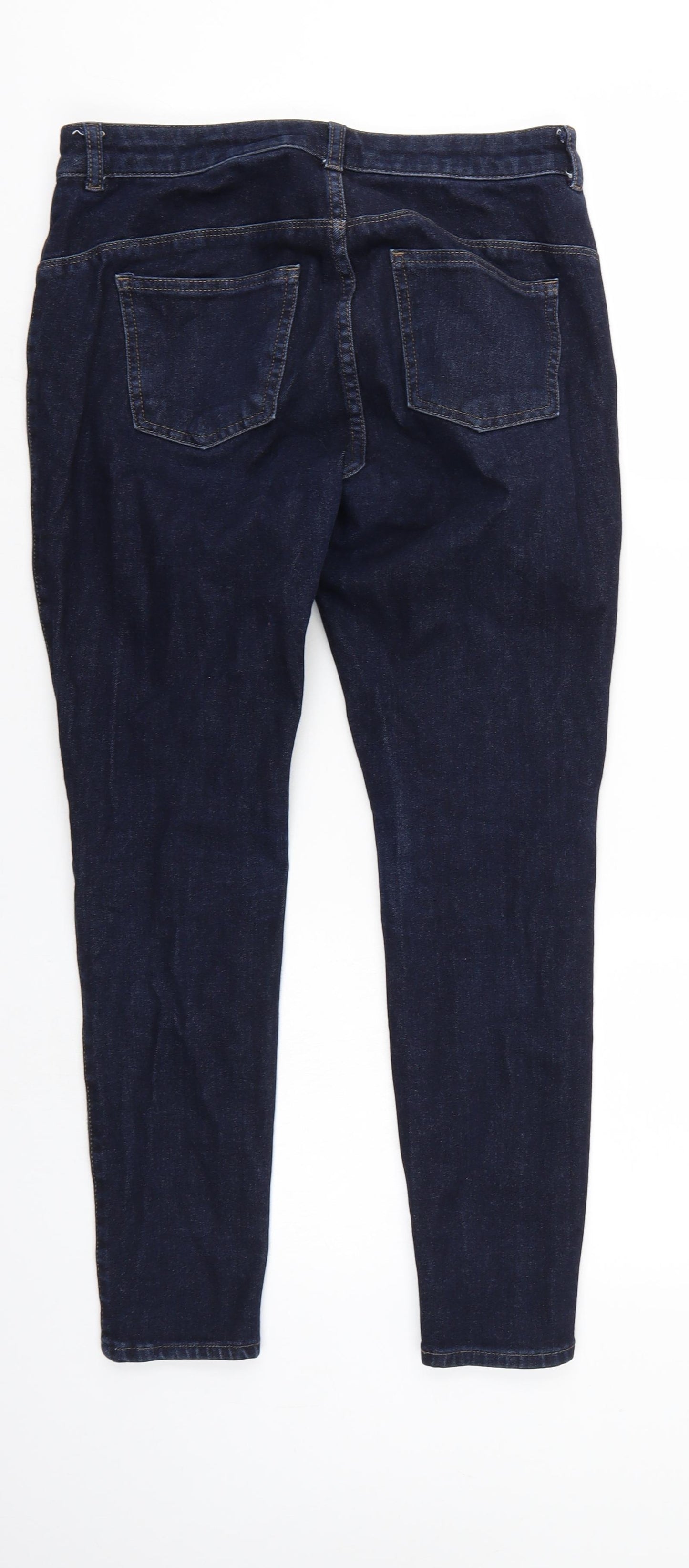 NEXT Womens Blue  Denim Straight Jeans Size 12 L26 in