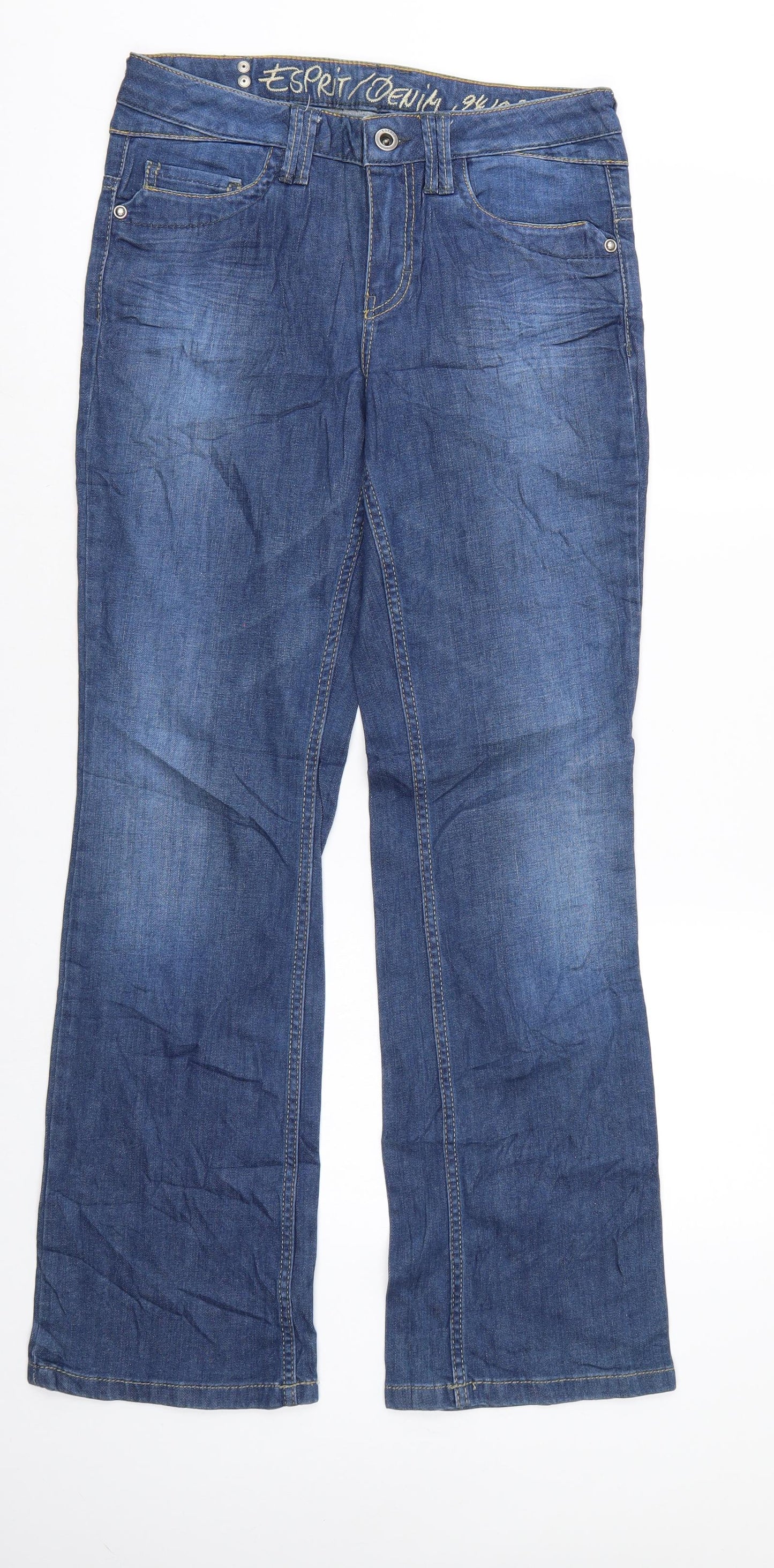 espirit Womens Blue  Denim Straight Jeans  L30 in