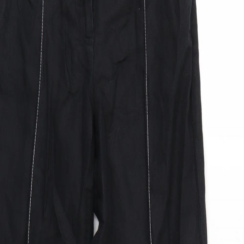 Wrap Womens Black   Bootcut Jeans  L28 in
