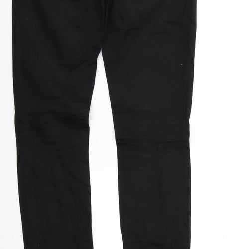 Review Mens Black  Denim Straight Jeans Size 26 L30 in