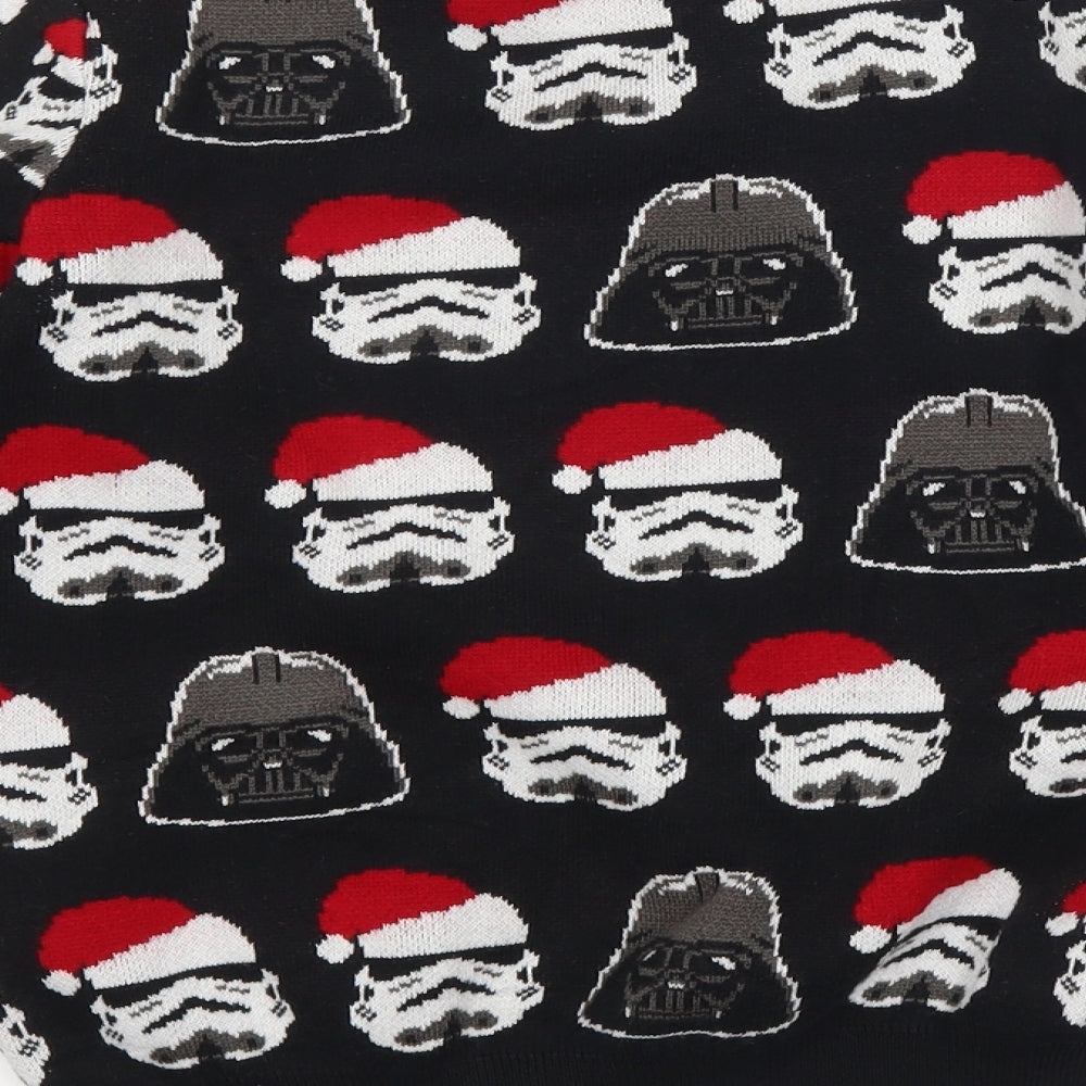 George Boys Black   Pullover Jumper Size 10-11 Years  - star wars