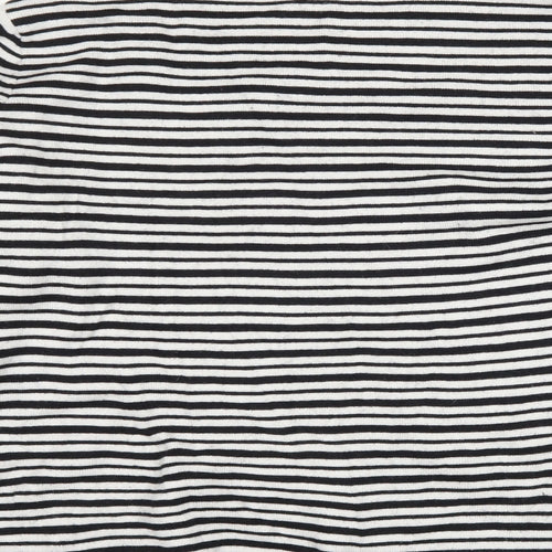 Savannah Miller Womens Black Striped  Pullover Jumper Size 18