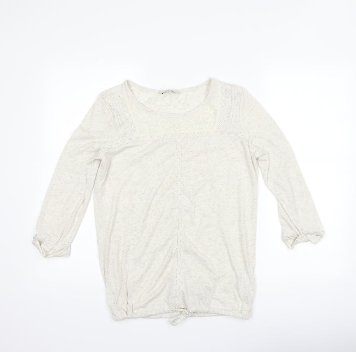NEXT Womens Beige   Basic T-Shirt Size 8